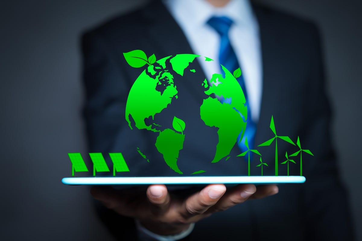 Corporate sustainability illustration